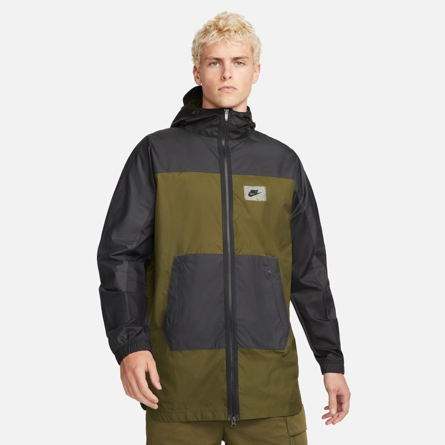 Nike Veste NSW Woven - Vert/Gris/Orange