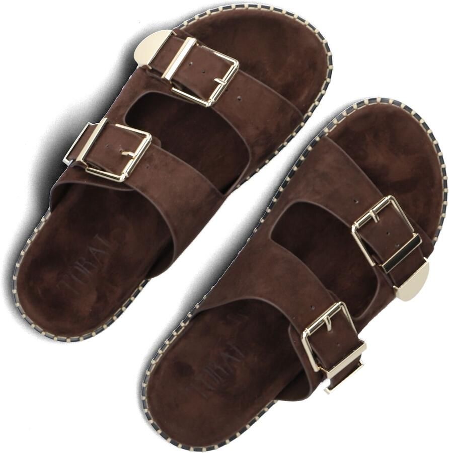 TORAL Slippers Dames Hidra Maat: 37 Materiaal: Suède Kleur: Bruin