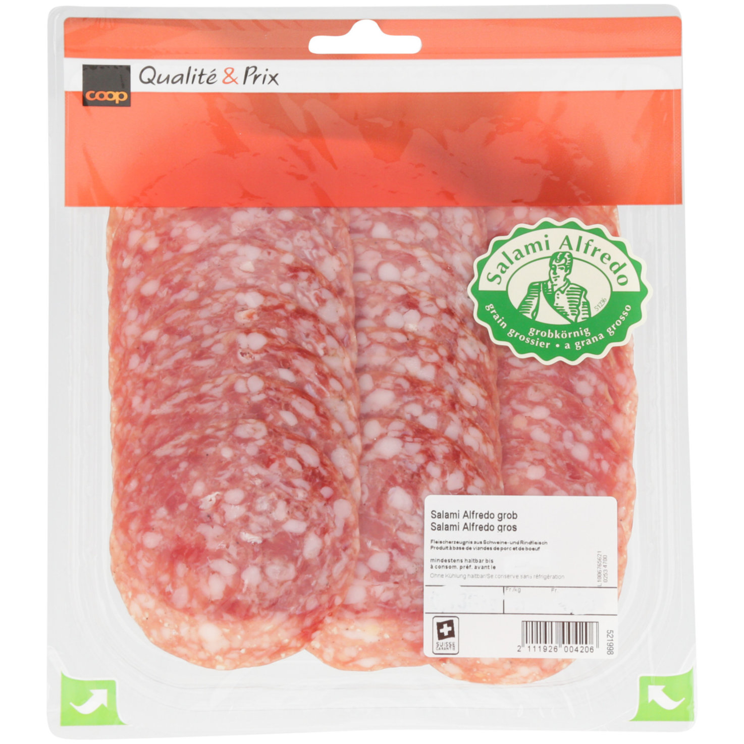 Salami Alfredo grob ca. 130g
