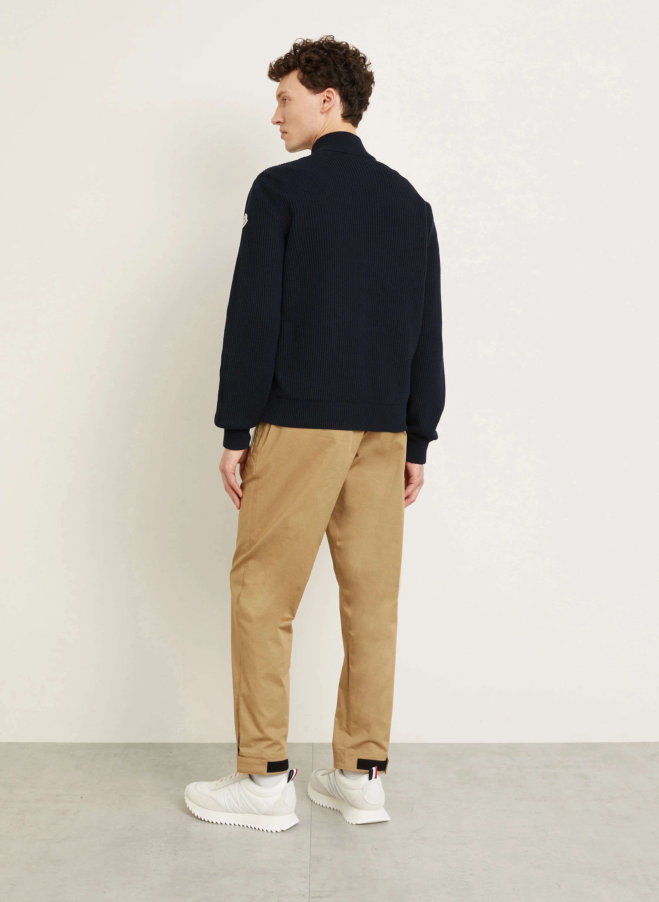 MONCLER Daunenjacke im Materialmix