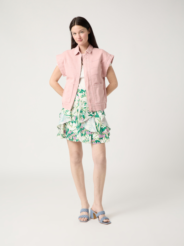 Veste manches courtes