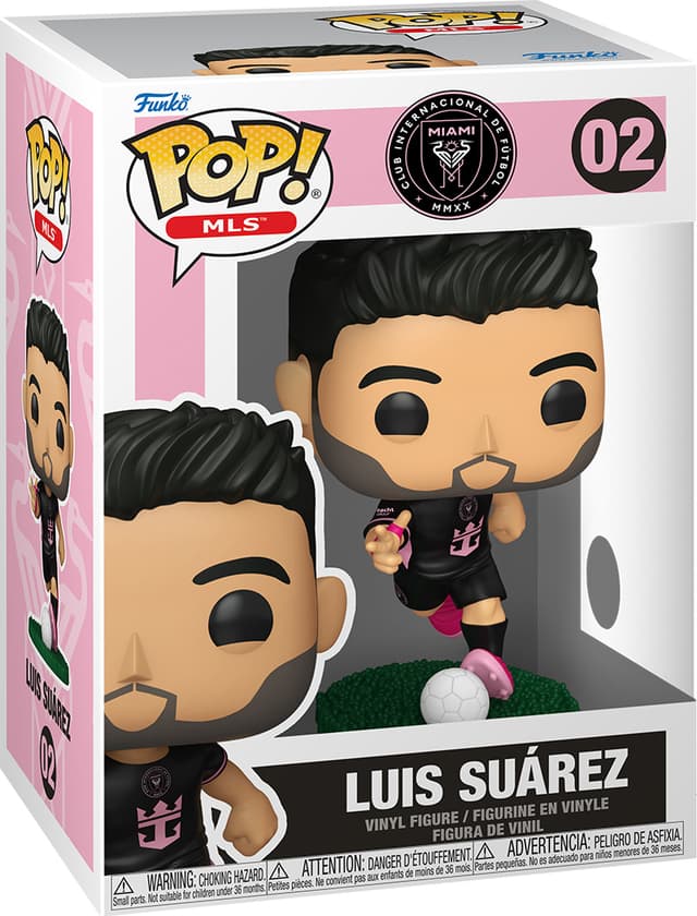 Funko POP Inter Miami actionfigur (Luis Suarez)