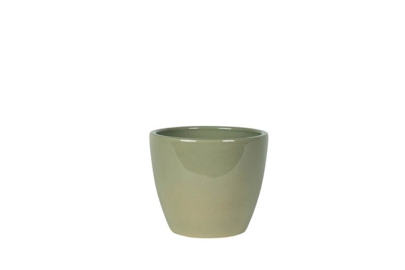 TS COLLECTION Sven - Bloempot - Groen - 16 cm