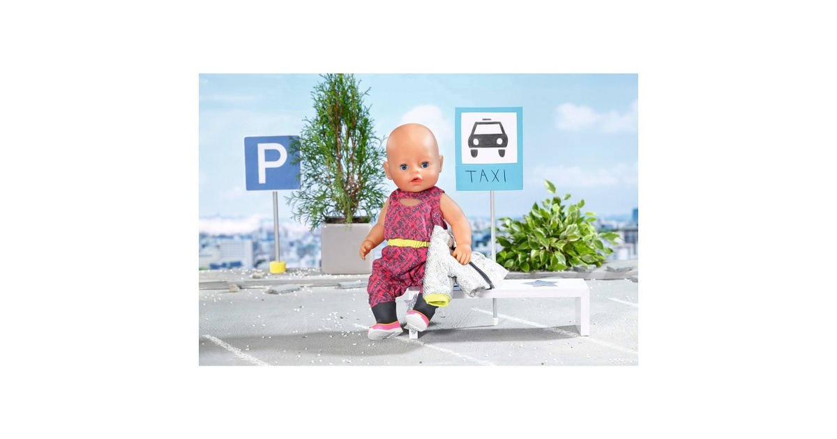 ZAPF CreationBABY born - Stad Deluxe Scootercombinatie poppen accessoires  (43 cm)