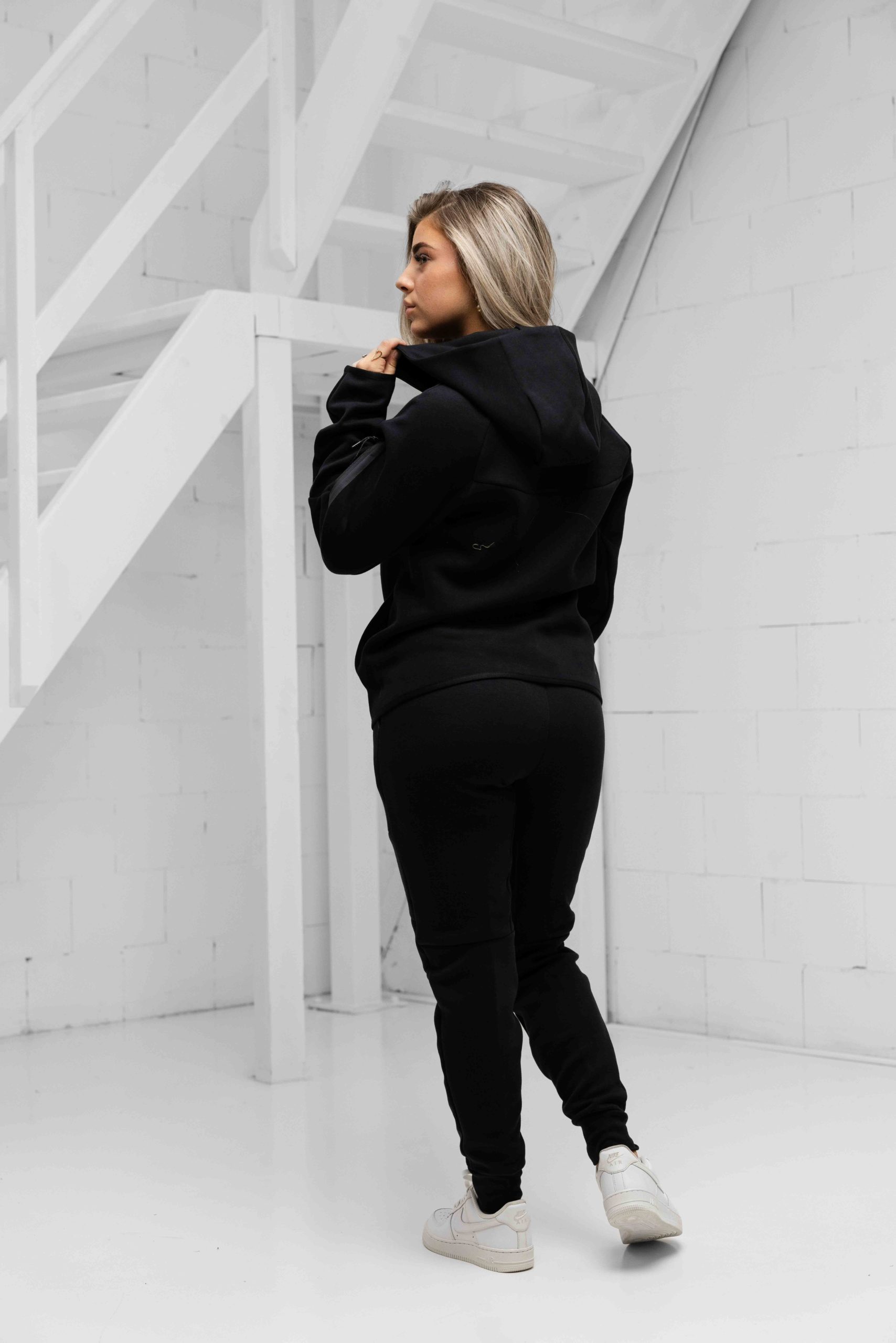 Nike Tech Fleece Trainingspak Dames Zwart