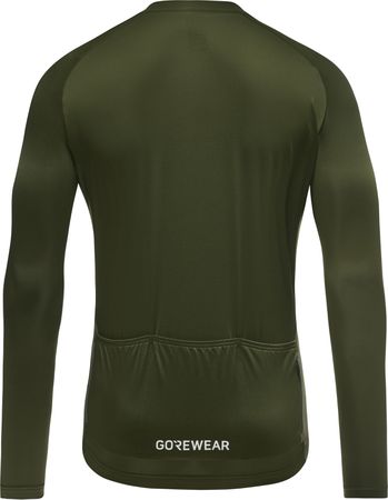 SPINSHIFT Herren-Langarmtrikot  utility green  S