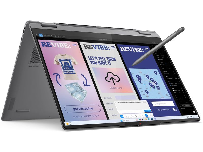 Lenovo Notebook Yoga 7 2-in-1 16ILL10 8 Leistungsfähiger Convertible-Laptop mit Active-Pen-Unterstützung