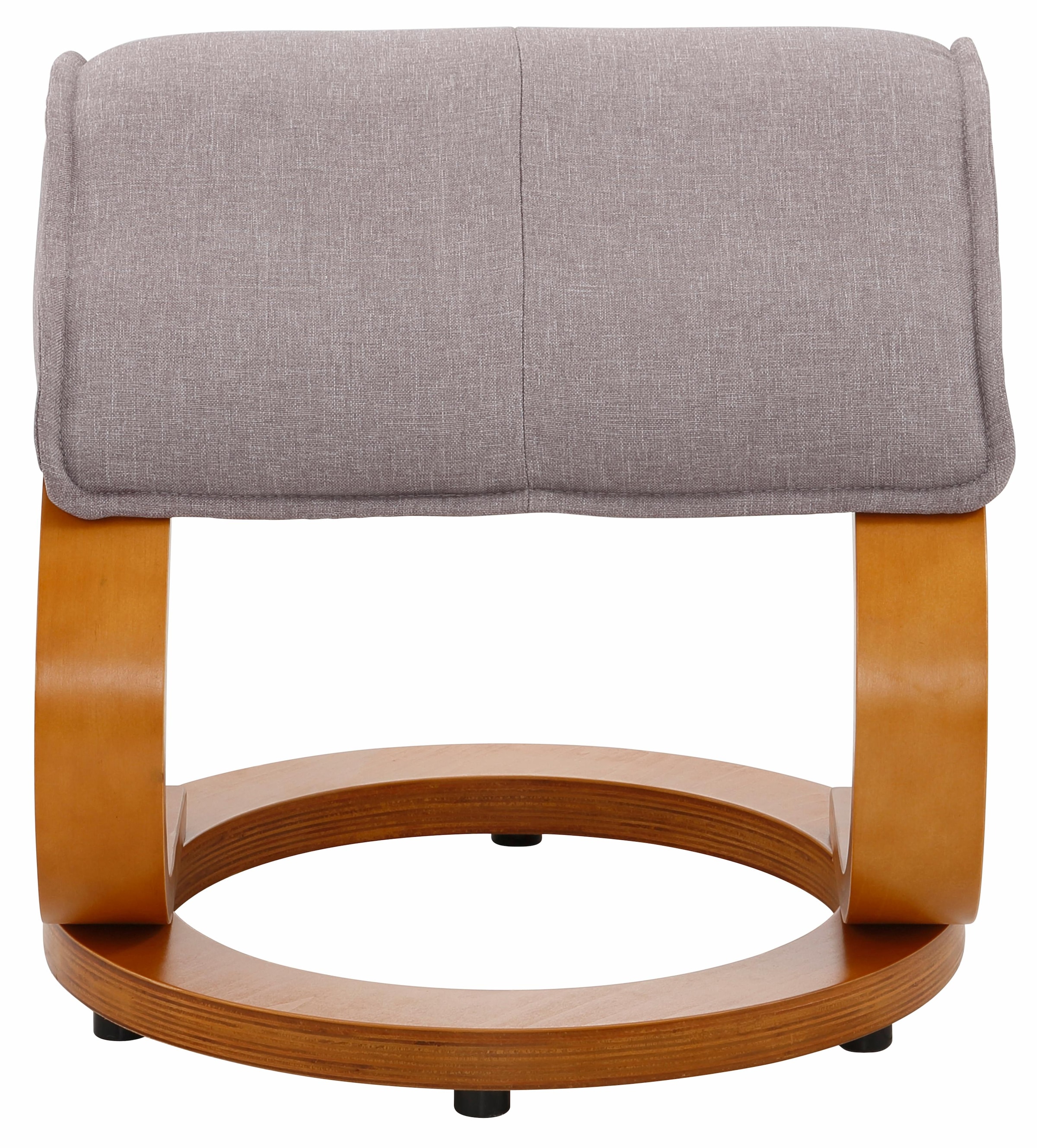 Home affaire Relaxsessel »Paris, TV-Sessel mit Hocker und manueller Liegefunktion« bestehend aus Sessel und Hocker, 2 Stk. tlg. Dreh- und Relaxfunktion, mit Microfaser, Webstoff und Naturleder lieferbar