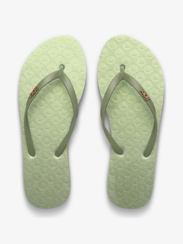 Viva Iridescent Tongs Vert Femme