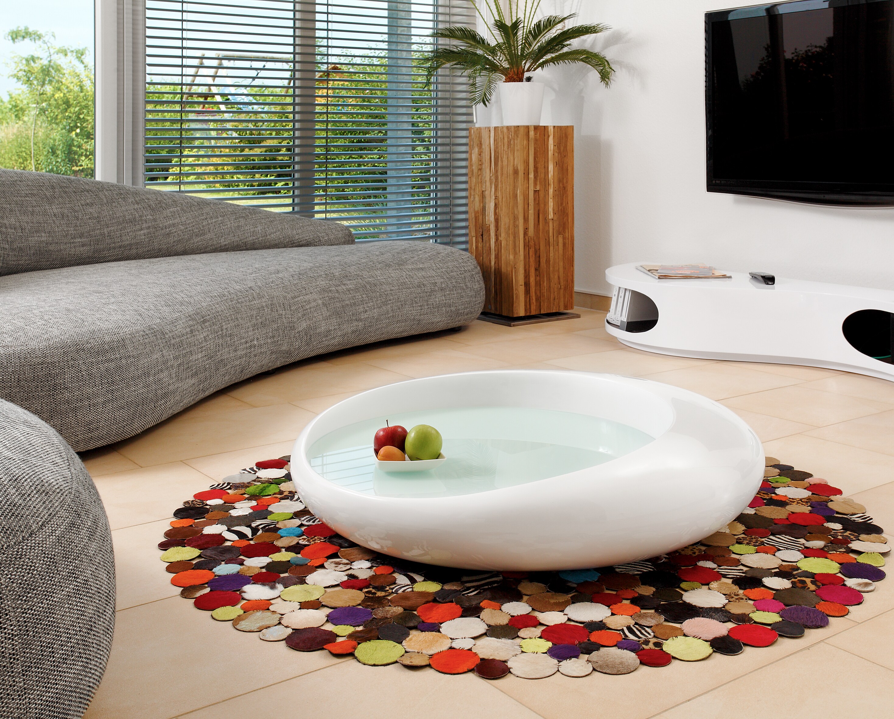 Couchtisch 100x100 Glastisch Sofatisch Beistelltisch Wohnzimmertisch weiss