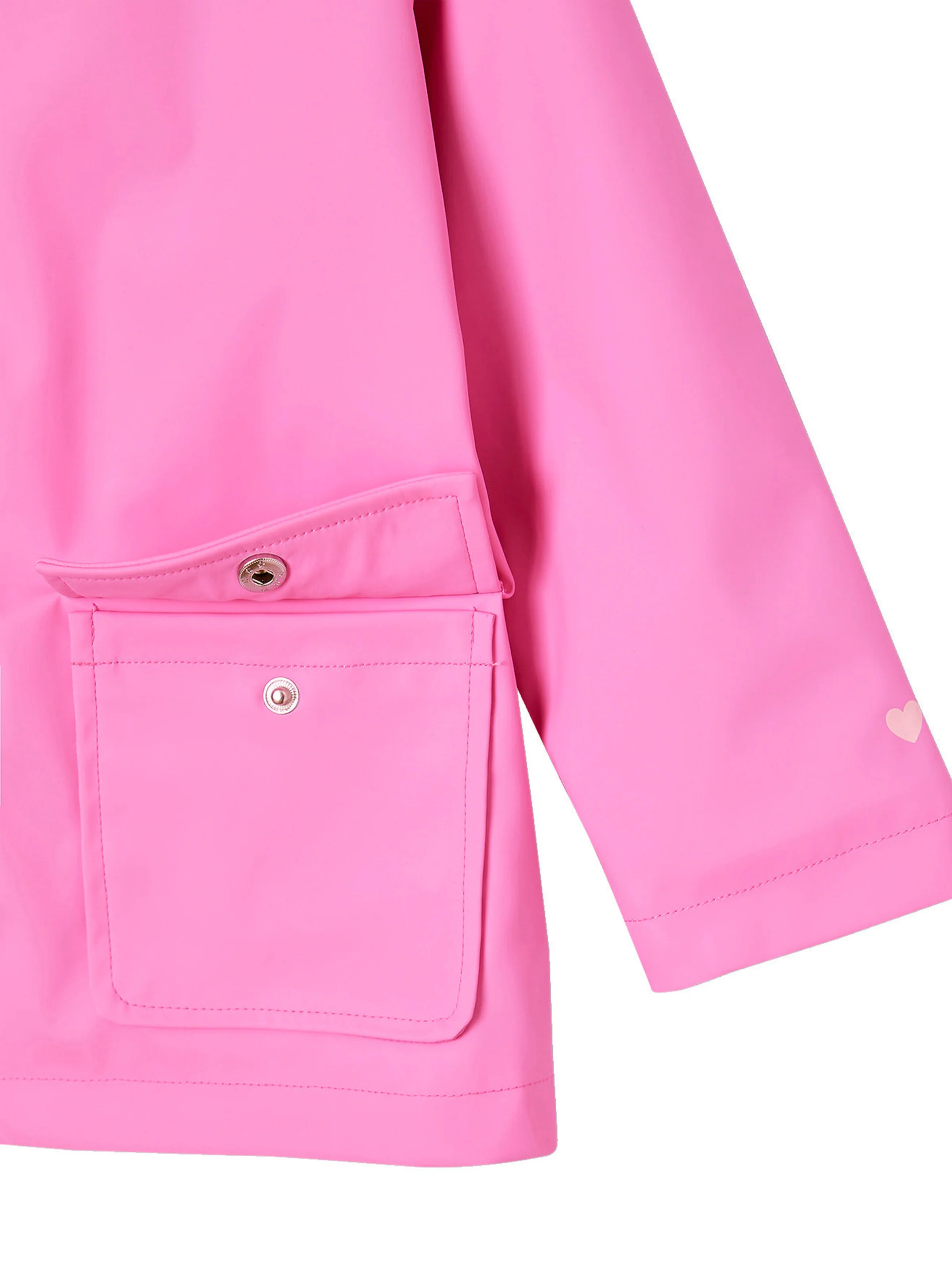 Vertbaudet Mädchen Regenjacke mit Kapuze rosa