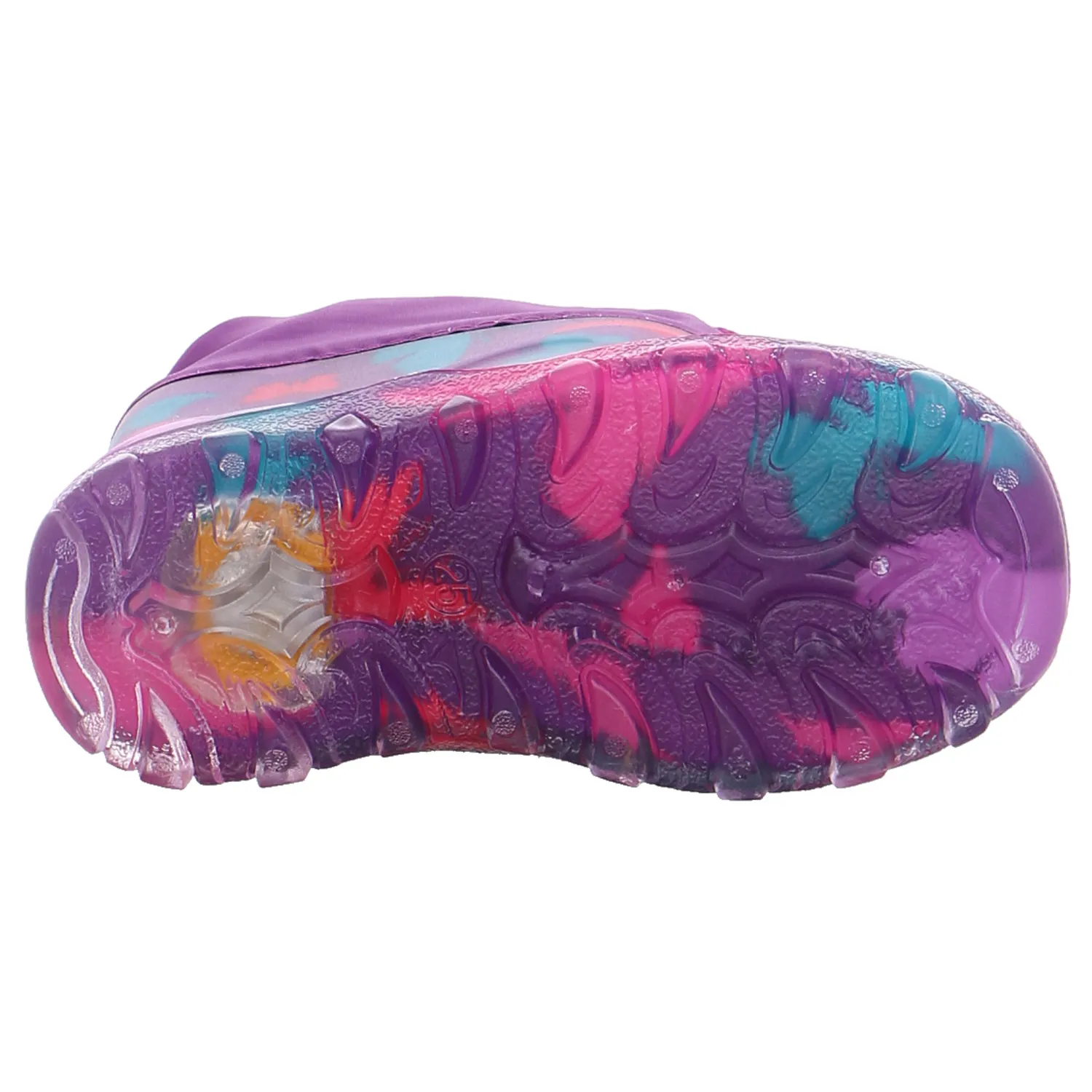 BECK Kinder-Gummistiefel Warmfutter Violette Synthetik