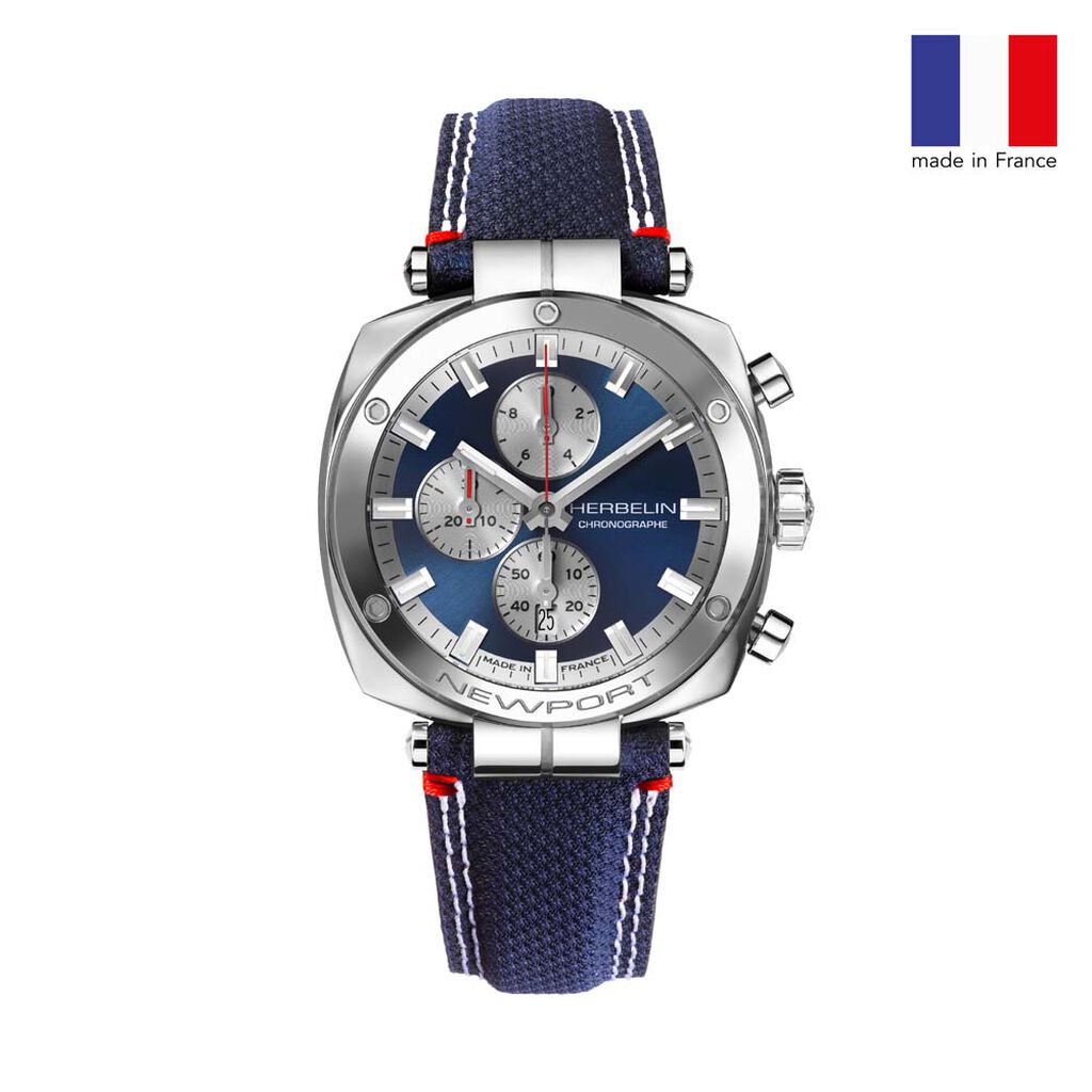 Montre Herbelin Newport Heritage Bleu