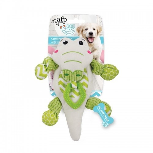 All for Paws Crocodile Dental Branco e Verde para Filhotes