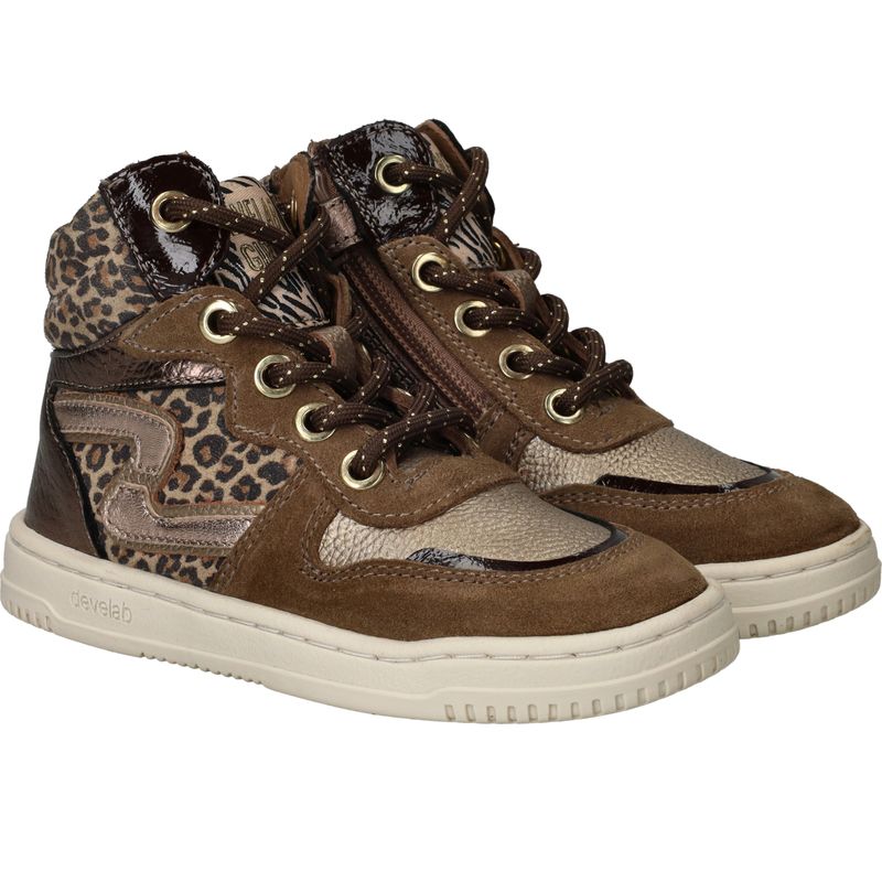 Develab Veterboots Taupe Meisjes