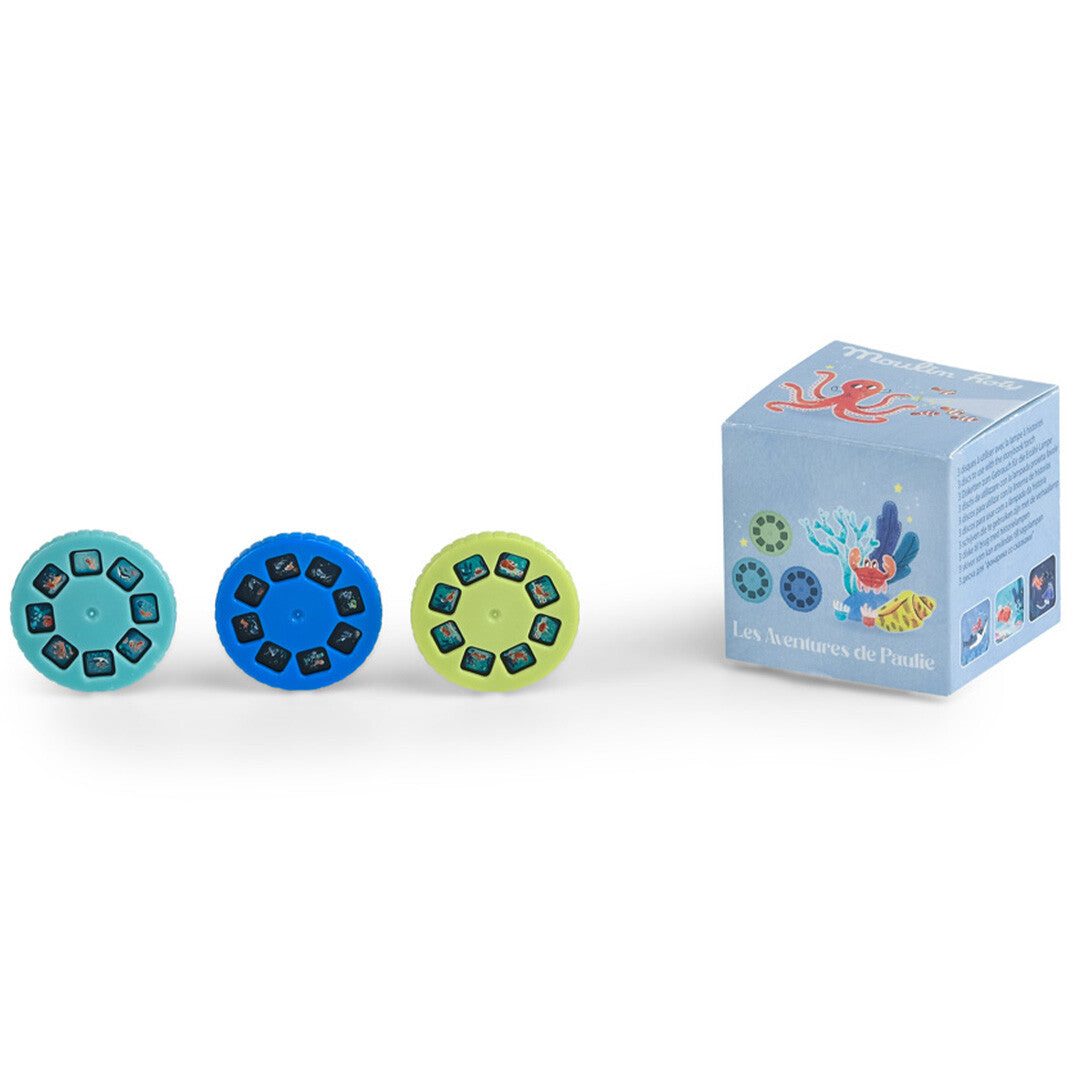 Moulin roty discs voor projector bedtijdverhalen