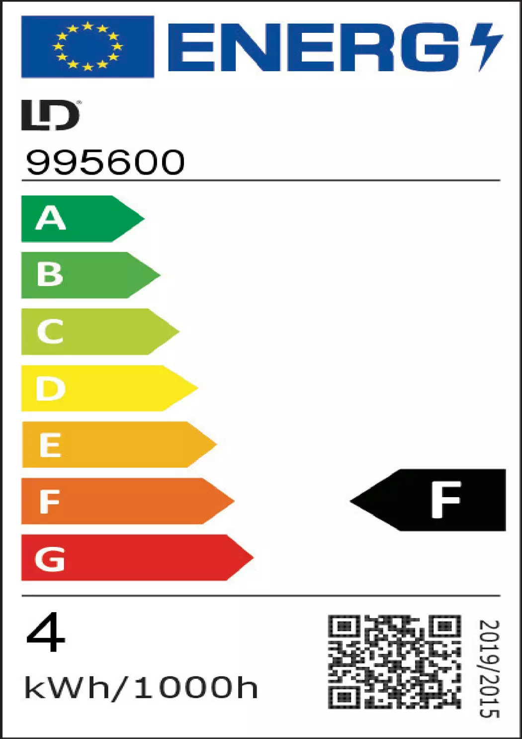 LED-Globeform E27/4 Watt/Energie F