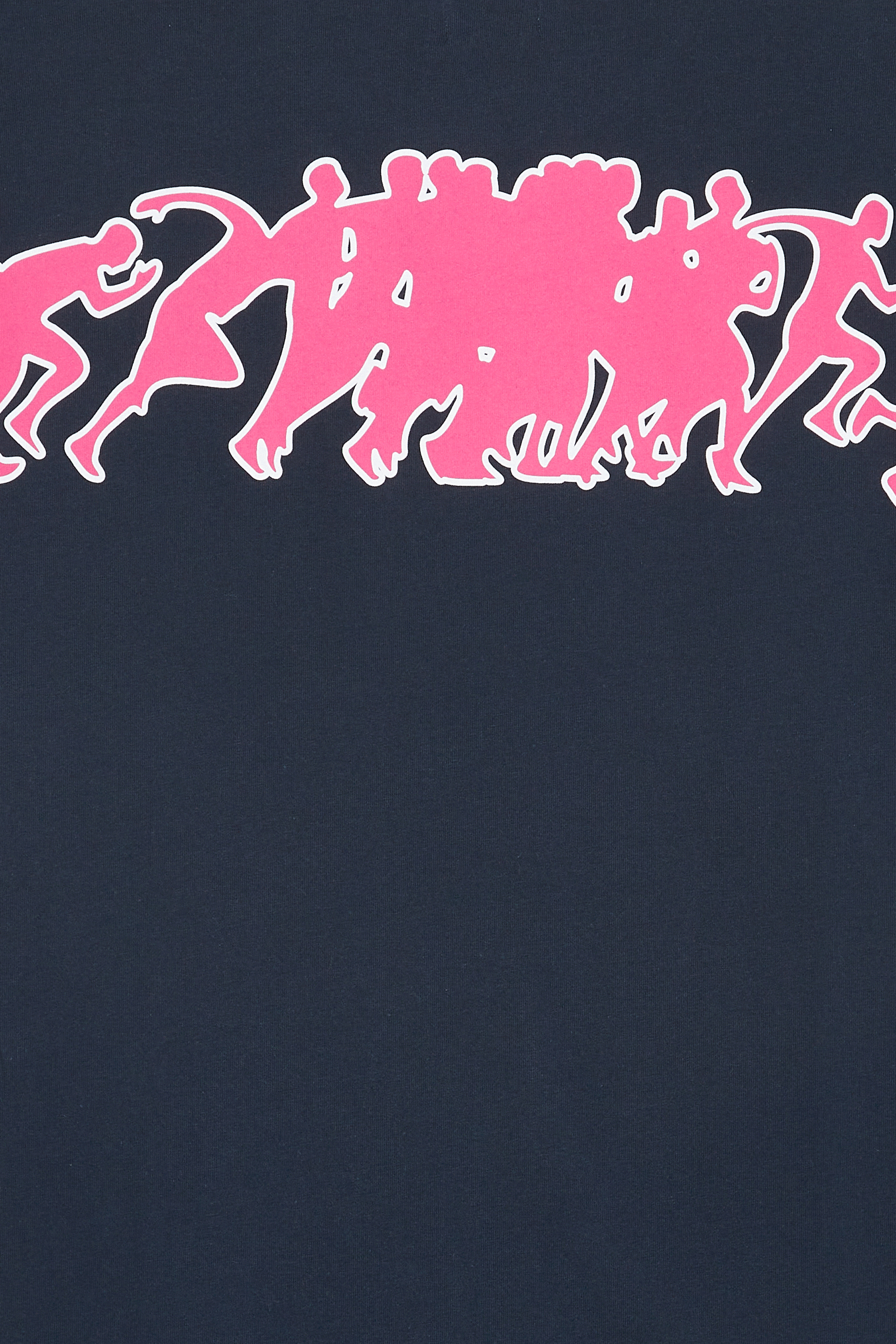 ARTE ANTWERP T-shirt Teo Back Multi Runner Bleu
