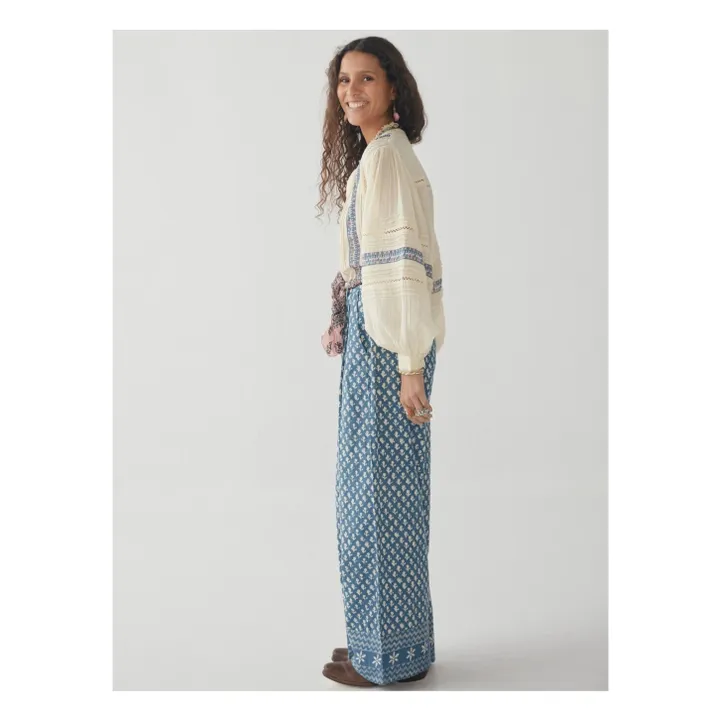 Maison Hotel Blouse Brodée Alberta | Ecru