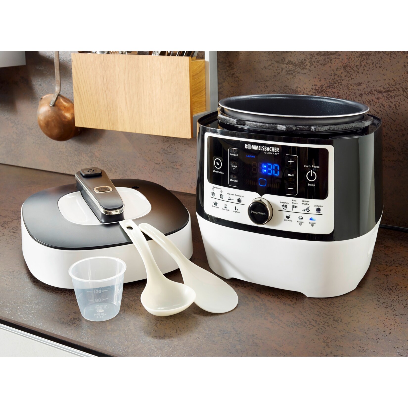 Rommelsbacher Multikocher Dampfdruck- & Multikocher 