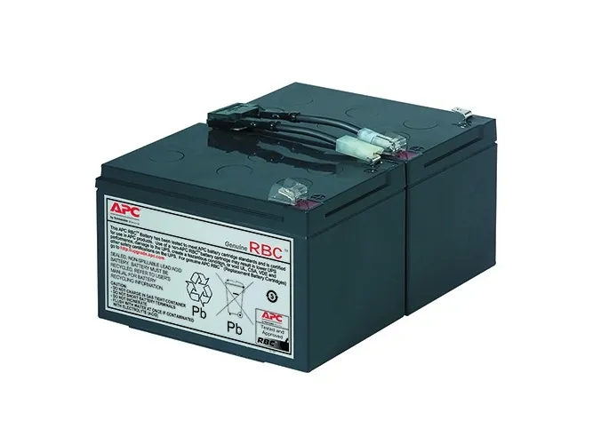 APC Replacement Battery Cartridge #6 - UPS-batteri - 1 x batteri - Blysyre - sort - for P/N: SMC1500IC, SMT1000I-AR, SMT1000IC, SUA1000ICH-45, SUA1000I-IN, SUA1000J3W, SUA1500J3W