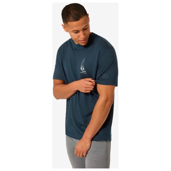 super.natural - Sailing Boat Bio Jersey Tee - Haut en mérinos