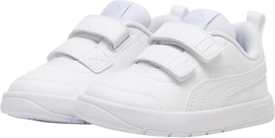Puma Courtflex V3 V Inf sneakers wit zilver