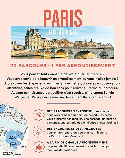HACHETTE - UN GRAND WEEK END JEUX PISTE A PARIS