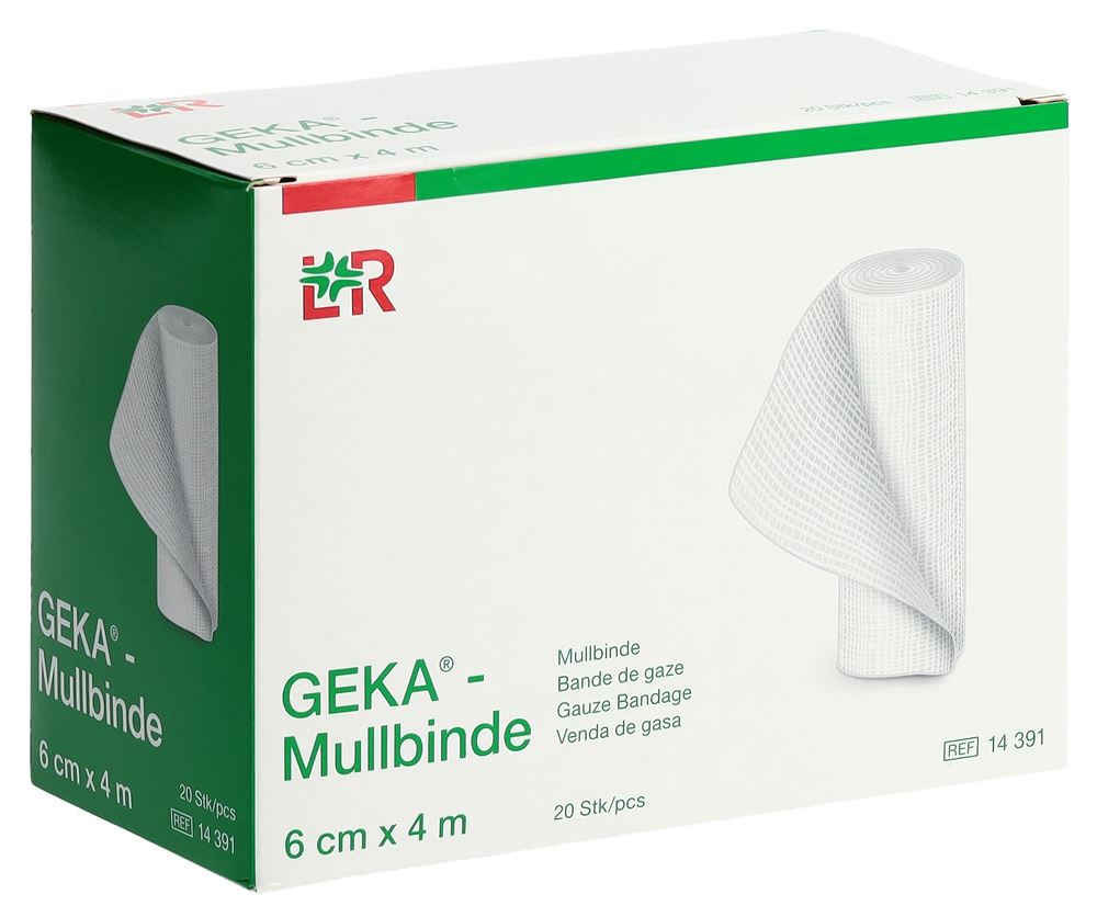 GEKA Mullbinde<br>20 Stück, 6cmx4m