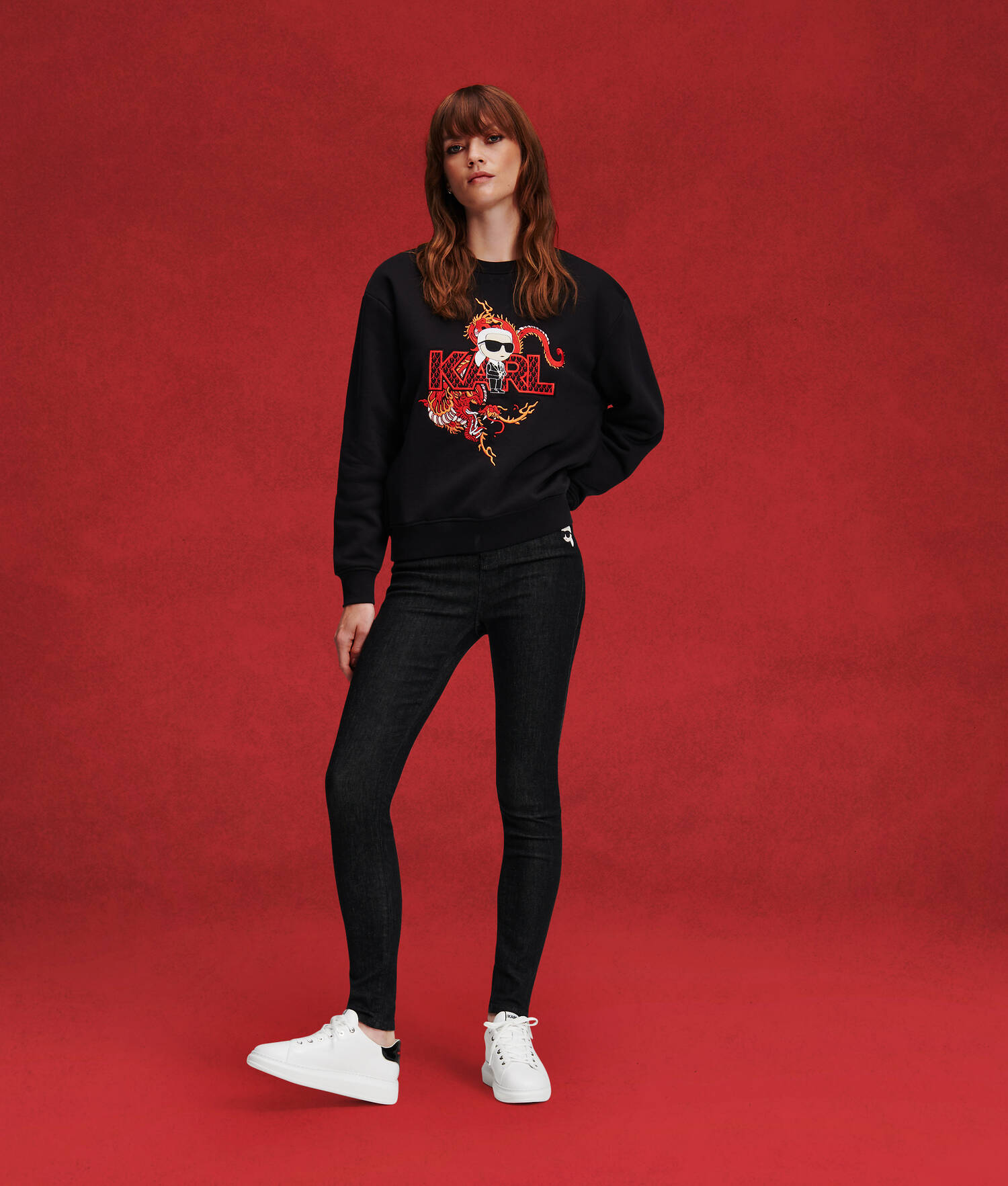 SWEAT-SHIRT K/IKONIK NOUVEL AN LUNAIRE