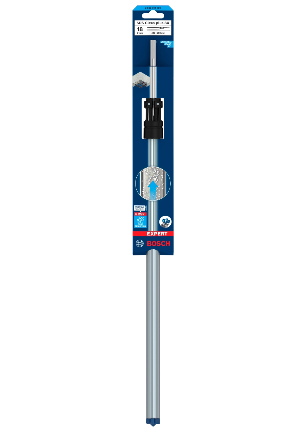 Bosch 2608901780 EXPERT Hamerboor SDS Clean SDS plus-8X - 18x400x550mm