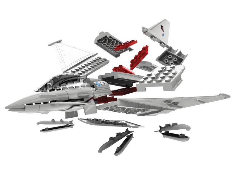 AIRFIX Bausatz Eurofighter Typhoon Quick Build Jet Modellbausatz