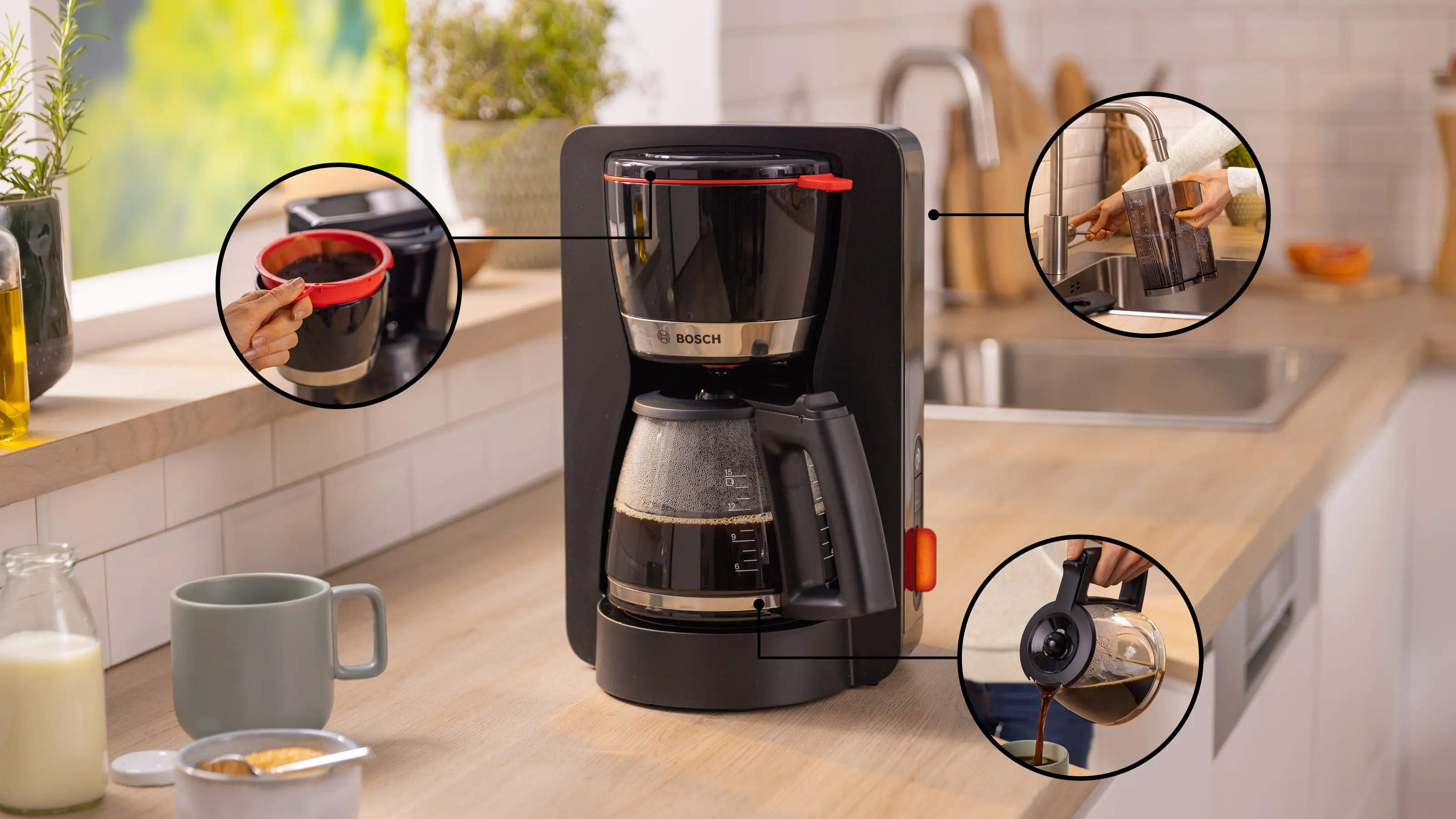 Koffiezetter MyMoment Zwart TKA4M233