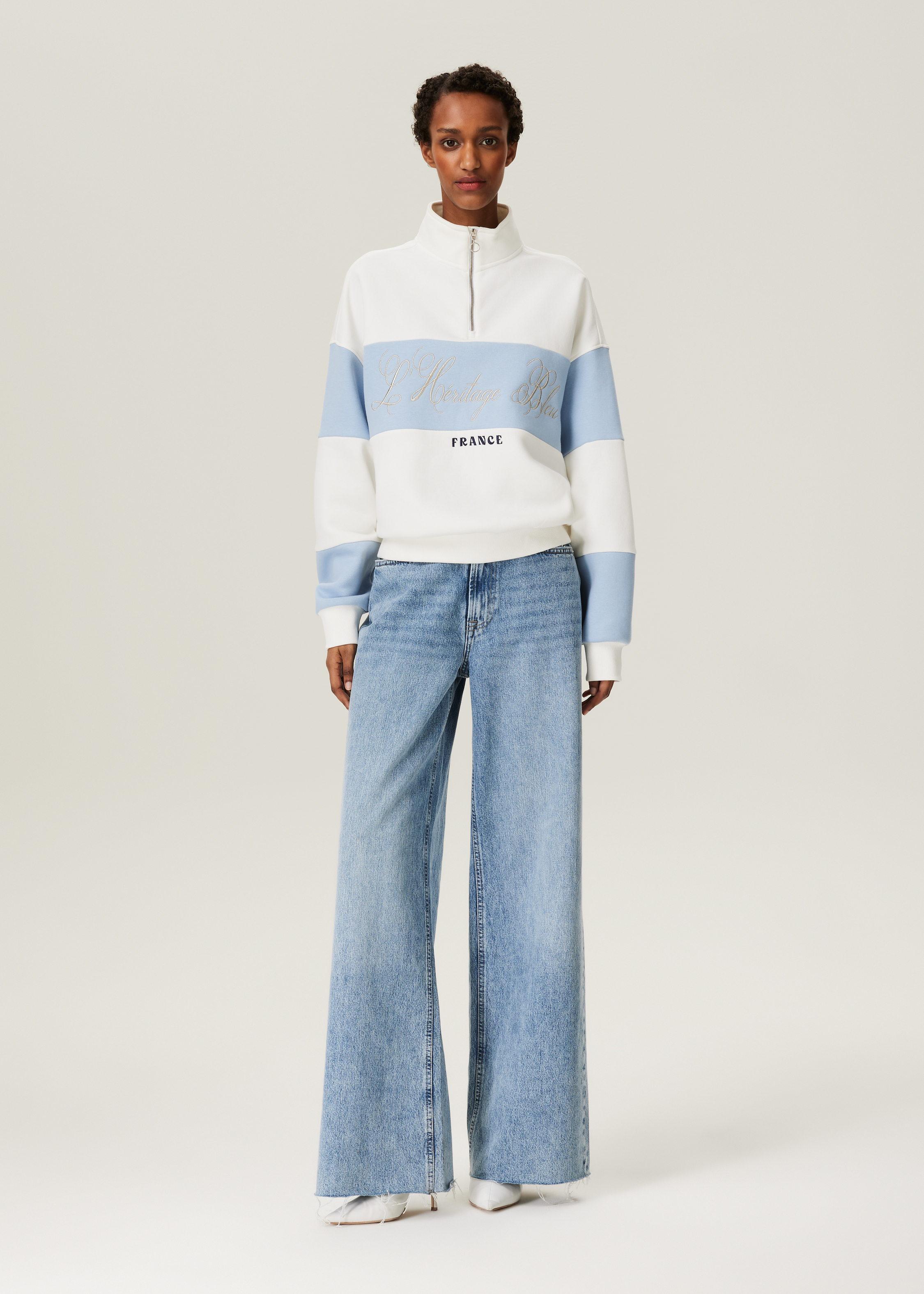 Sweater met rits