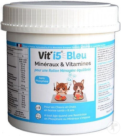 Osalia Vit'i5 Bleu Minéraux Et Vitamines Chien/Chat Pot 250g