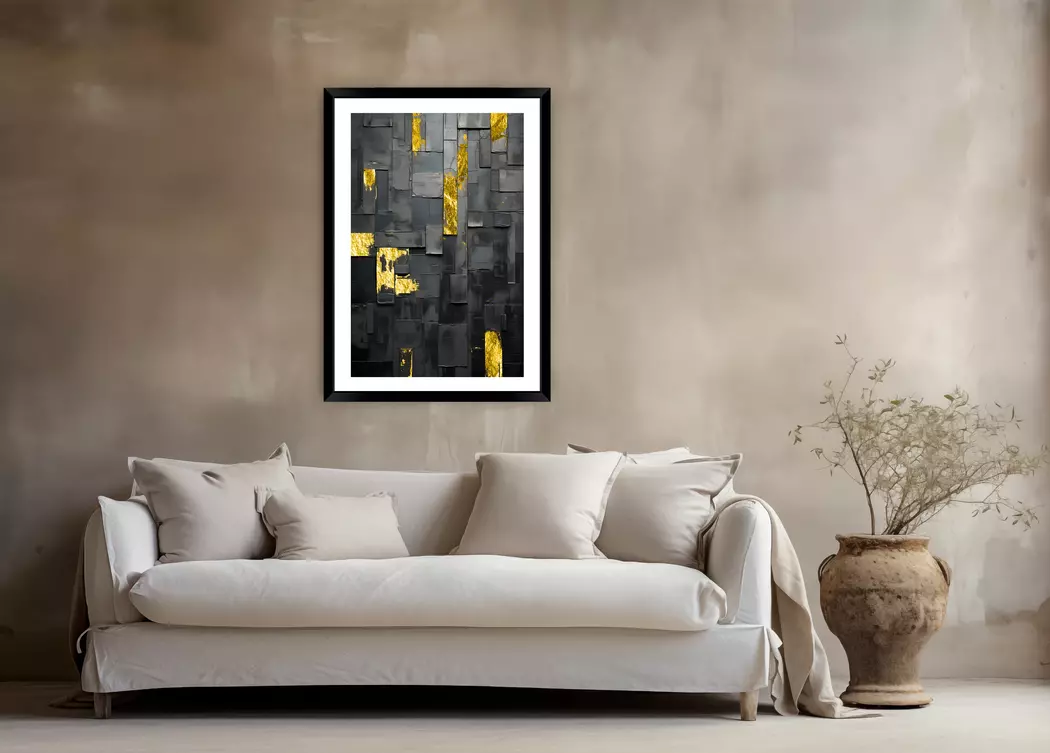 Wandbild 50 x 70 cm Abstraction V