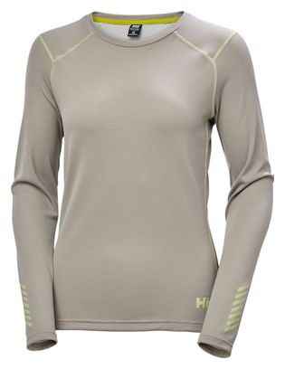 Baselayer Femme Helly Hansen Lifa Active Crew Gris
