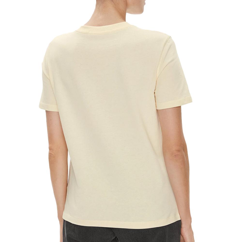 Calvin Klein Jeans T-shirt Beige Femme Calvin Klein Jeans Ck Embro