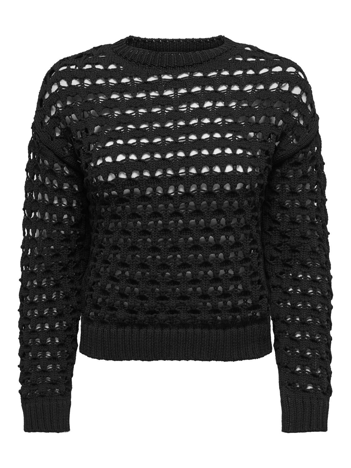 ONLLINDA Strickpullover Black