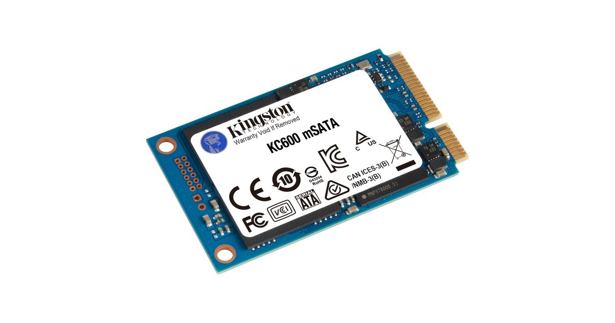 KingstonKC600 256 GB SSD  (SKC600MS/256G, SATA 6 Gb/s, mSATA)