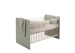Babybett PRIZZI pastellgrün/ braun