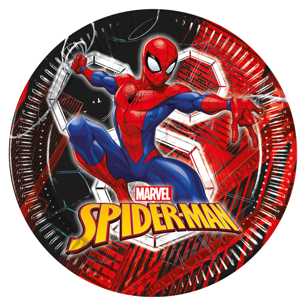 Spiderman Borden Web 23cm 8st