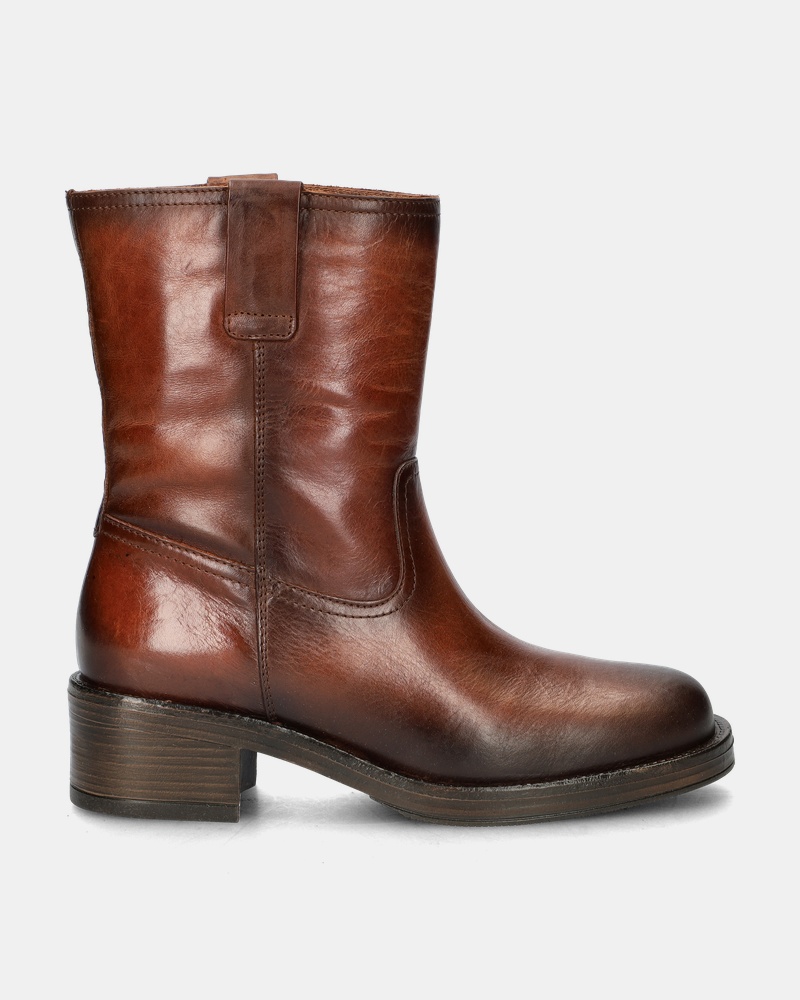 Nelson Rits- & gesloten boots  - cognac