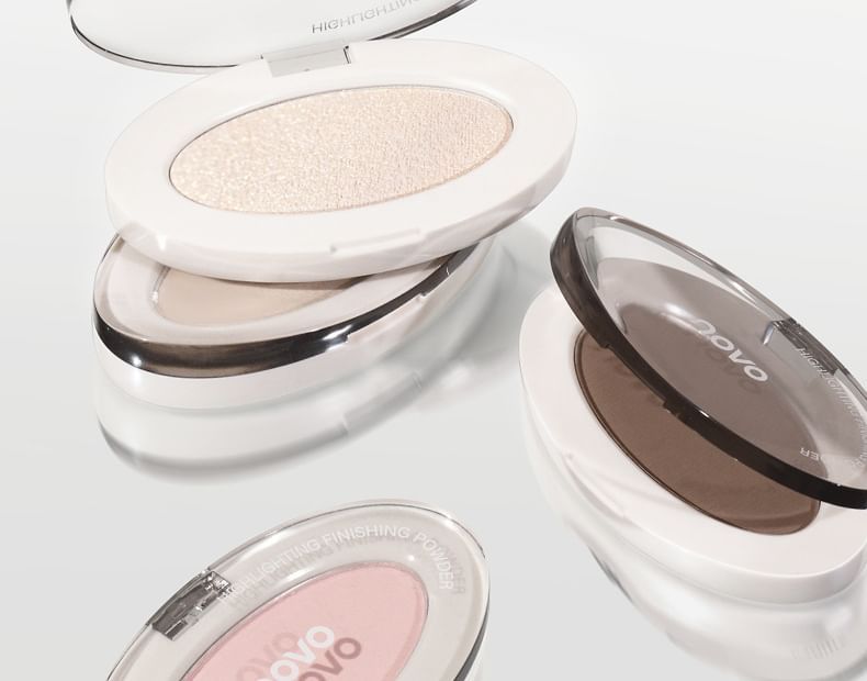 NOVO - Lichtgevende highlight- en contourfinishpoeder - 4 soorten