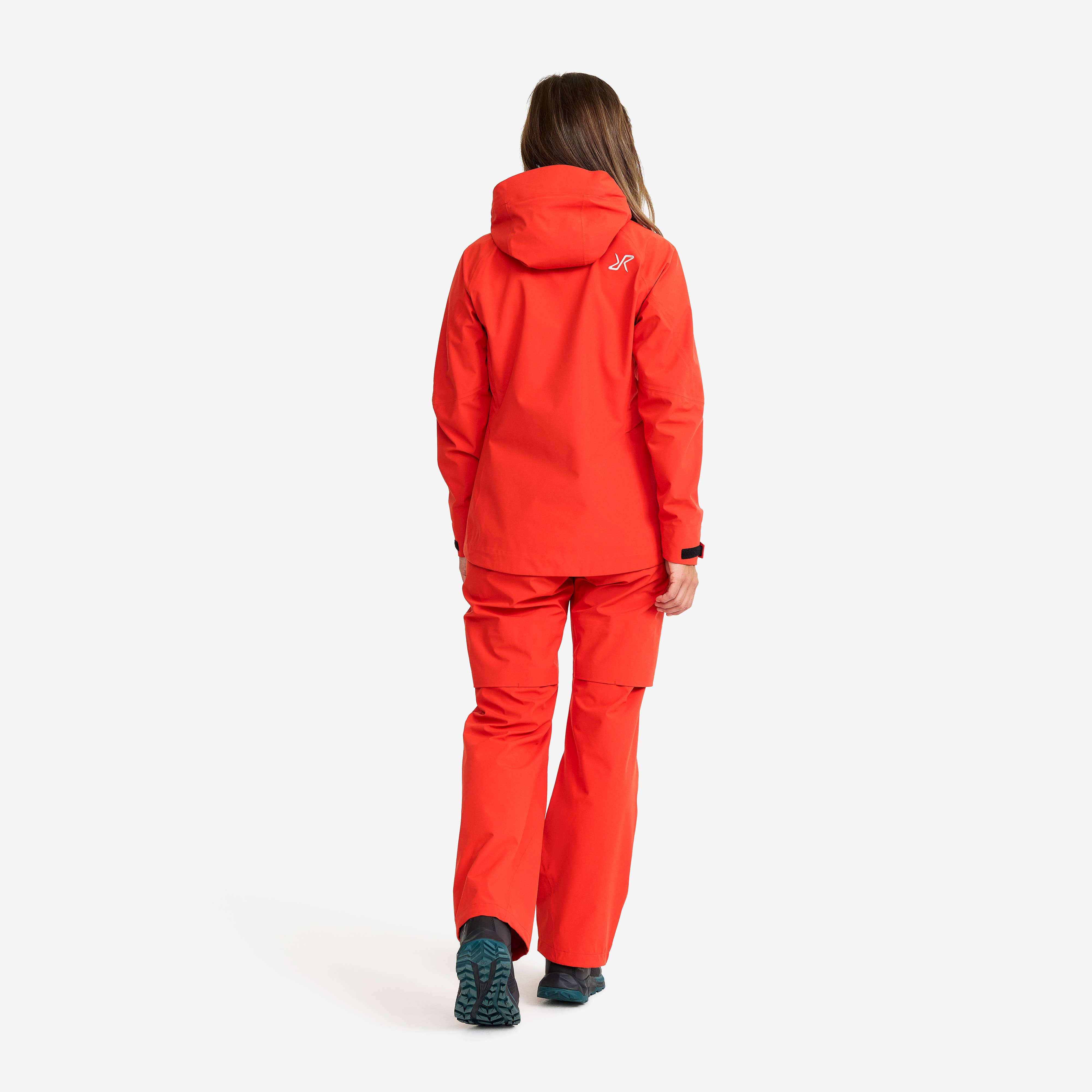 Cloud 3L Shell Jacket Dame Aurora Red