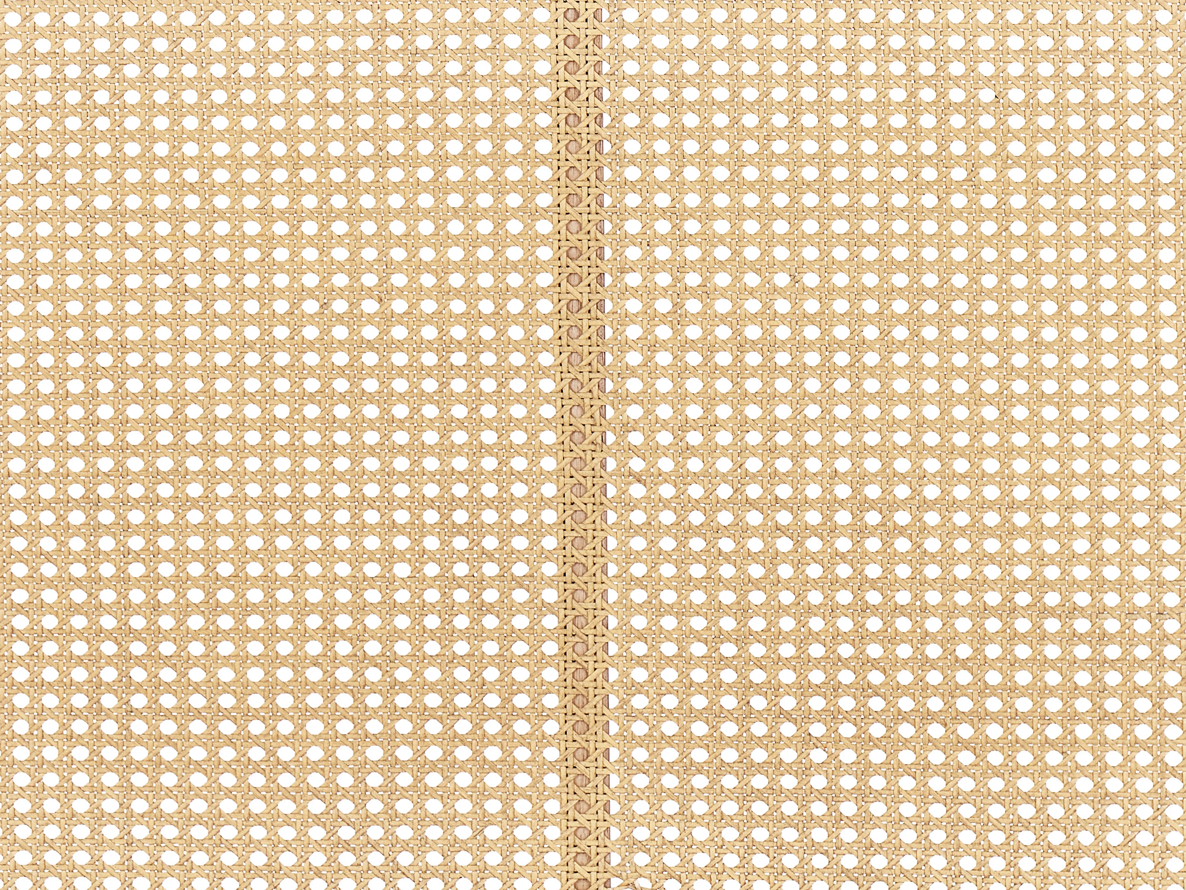 Bed met LED-verlichting Rotan AURAY 160 x 200 cm Zwart