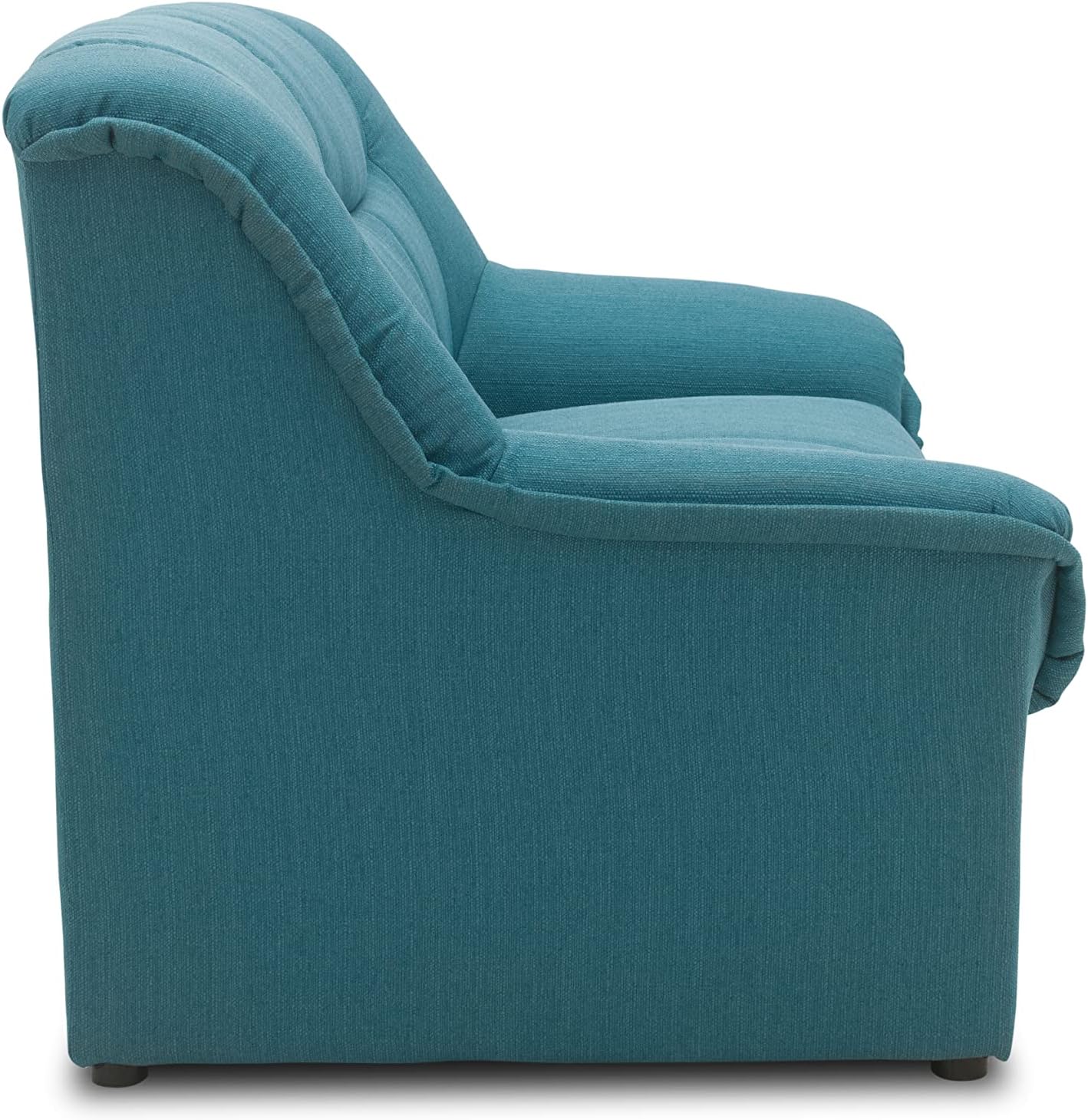 DOMO. collection Sofa Berlin, klassisches 3er Sofa, Polstergarnitur mit hochwertigem Federkern, 3 Sitzer 178 x 90 x 89 cm (BxTxH), blau