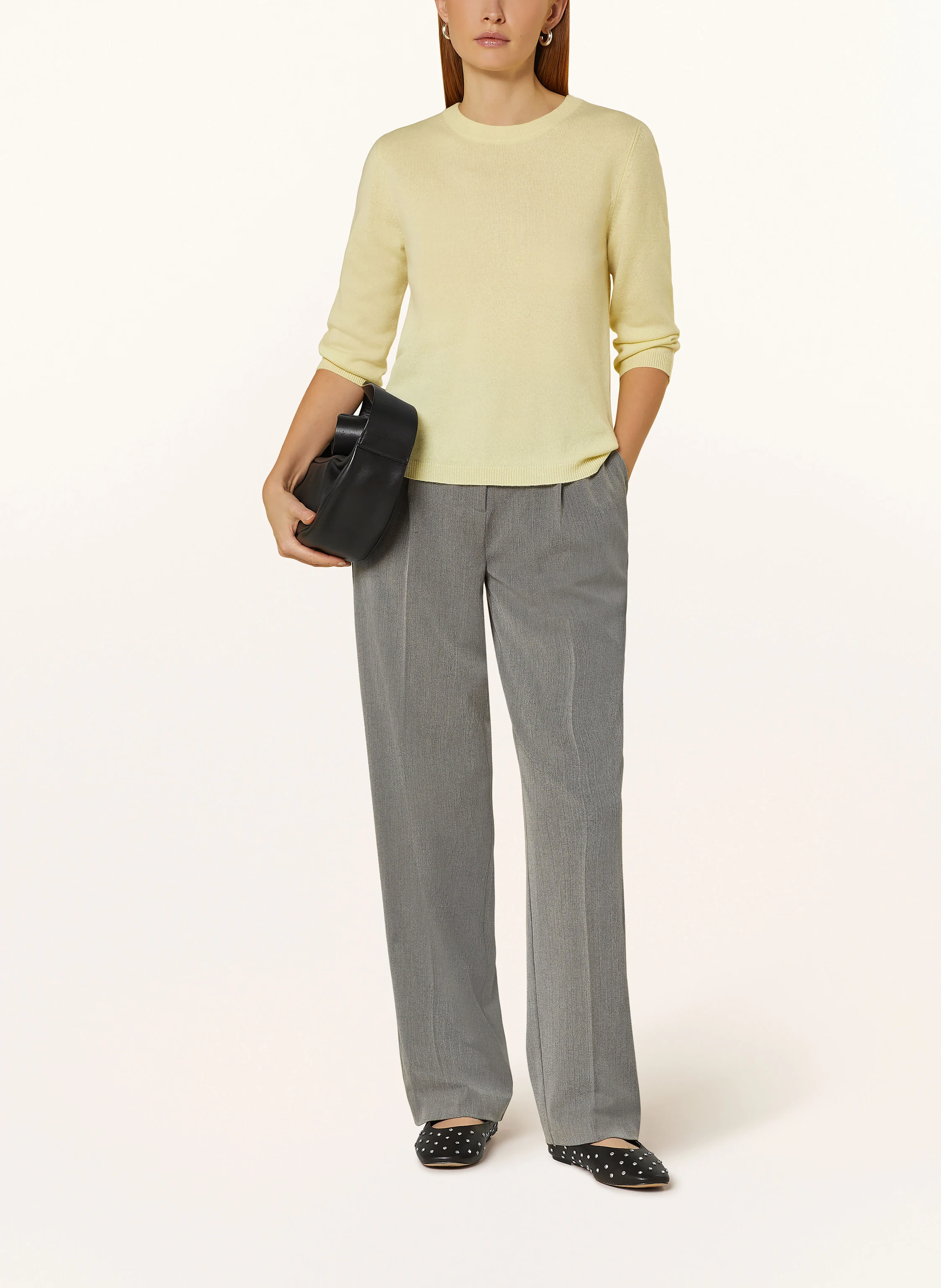 darling harbour Cashmere-Pullover mit 3/4-Arm