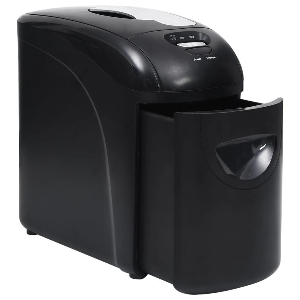 vidaXL Papierversnipperaar voor 10 vel met micro-cut