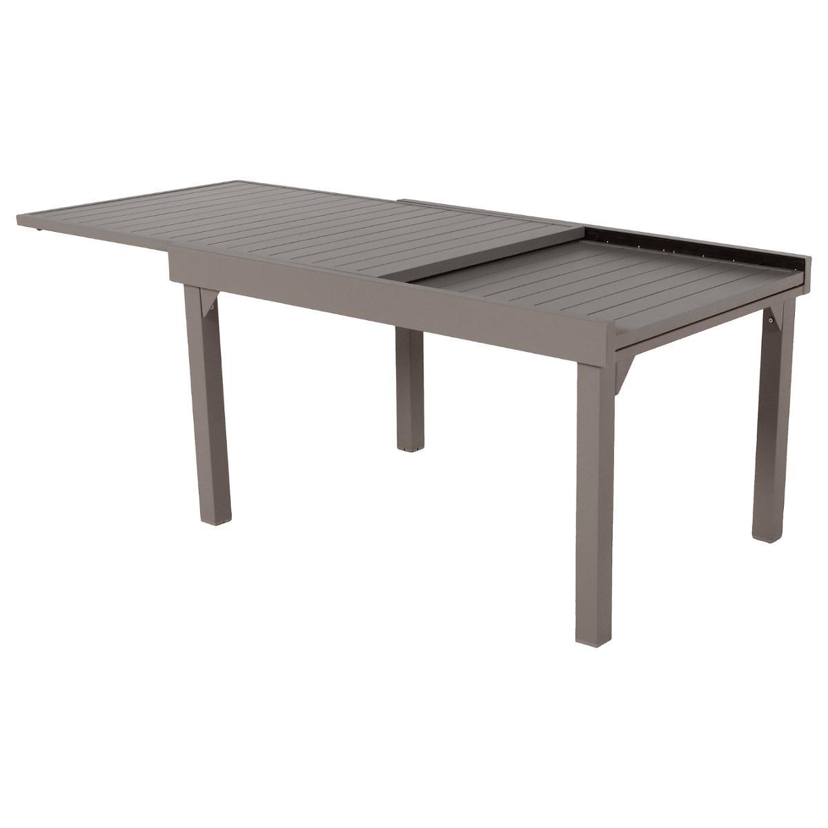 TABLE PIAZZA EXTENSIBLE ALUMINIUM TONKA 10 PLACES